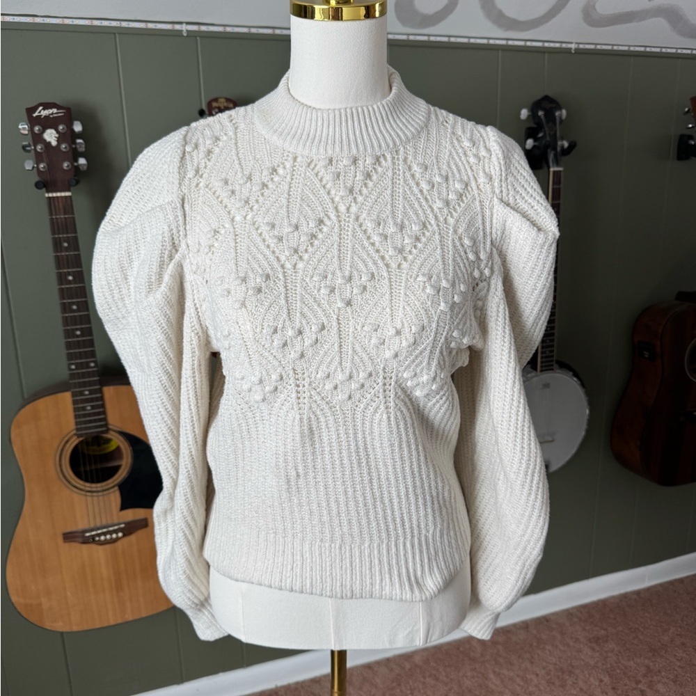 Target - Puff Sleeve Detailed Sweater (NWOT)